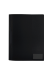 HERMA Schnellhefter · DIN A4 · stabile PP-Folie · vollfarbig · schwarz