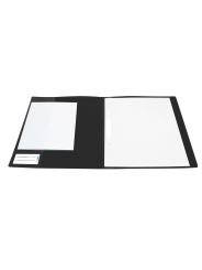 HERMA Schnellhefter · DIN A4 · stabile PP-Folie · vollfarbig · schwarz