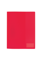 HERMA Schnellhefter · DIN A4 · stabile PP-Folie · vollfarbig · rot