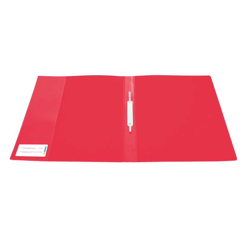 HERMA Schnellhefter · DIN A4 · stabile PP-Folie · vollfarbig · rot