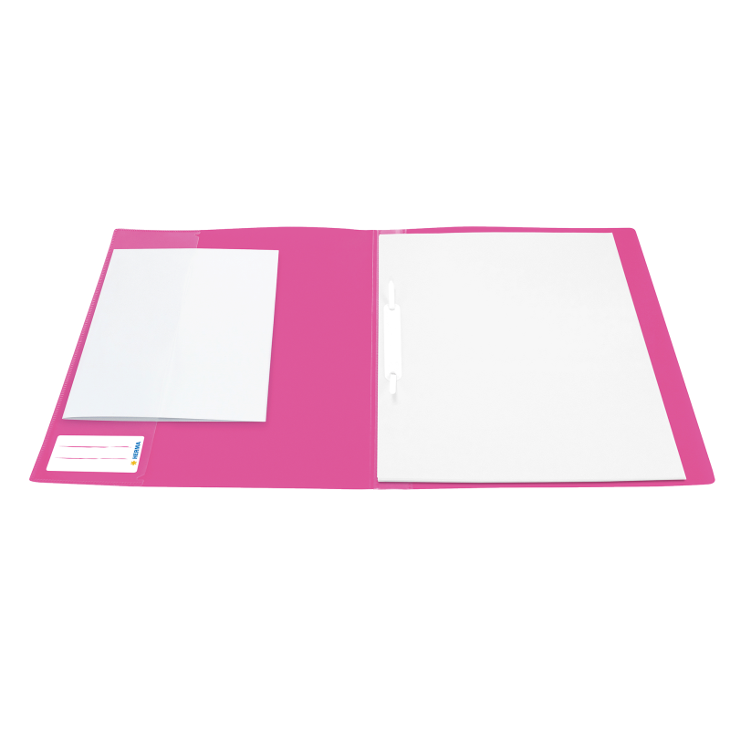 HERMA Schnellhefter · DIN A4 · stabile PP-Folie · vollfarbig · pink