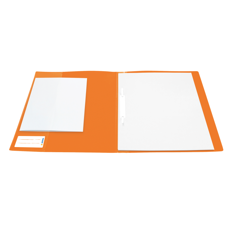 HERMA Schnellhefter · DIN A4 · stabile PP-Folie · vollfarbig · orange