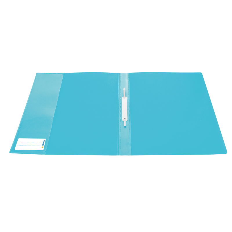 HERMA Schnellhefter · DIN A4 · stabile PP-Folie · vollfarbig · hellblau