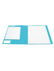 HERMA Schnellhefter · DIN A4 · stabile PP-Folie · vollfarbig · hellblau