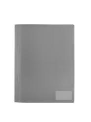 HERMA Schnellhefter · DIN A4 · stabile PP-Folie · vollfarbig · grau