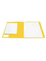 HERMA Schnellhefter · DIN A4 · stabile PP-Folie · vollfarbig · gelb