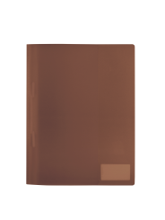 HERMA Schnellhefter · DIN A4 · stabile PP-Folie · vollfarbig · braun