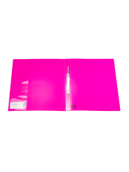 HERMA Schnellhefter · DIN A4 · stabile PP-Folie · vollfarbig · neonpink