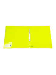 HERMA Schnellhefter · DIN A4 · stabile PP-Folie · vollfarbig · neongelb