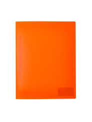 HERMA Schnellhefter · DIN A4 · stabile PP-Folie · vollfarbig · neonorange