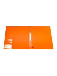 HERMA Schnellhefter · DIN A4 · stabile PP-Folie · vollfarbig · neonorange