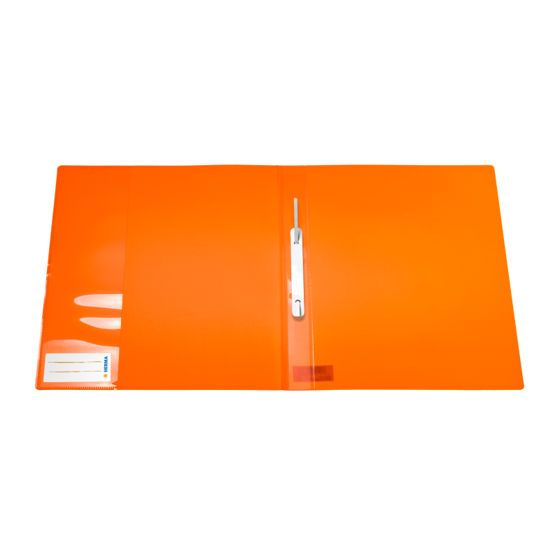 HERMA Schnellhefter · DIN A4 · stabile PP-Folie · vollfarbig · neonorange