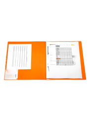 HERMA Schnellhefter · DIN A4 · stabile PP-Folie · vollfarbig · neonorange