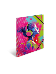 HERMA Sammelmappe · A3 · Karton · Music Girl