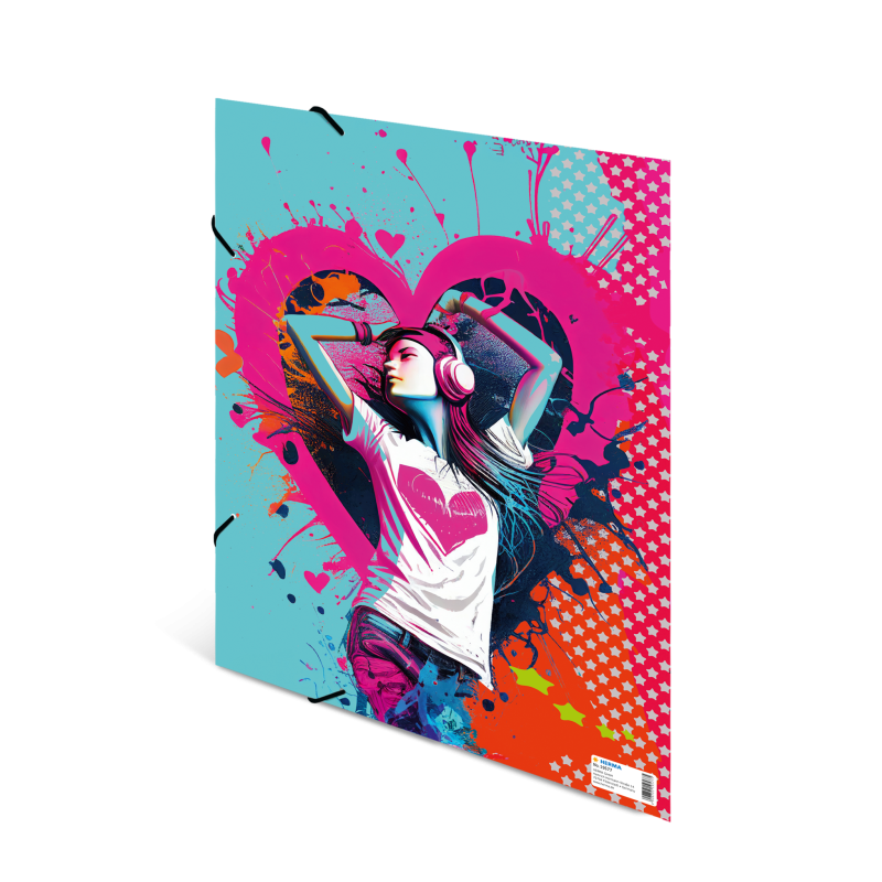 HERMA Sammelmappe · A3 · Karton · Music Girl