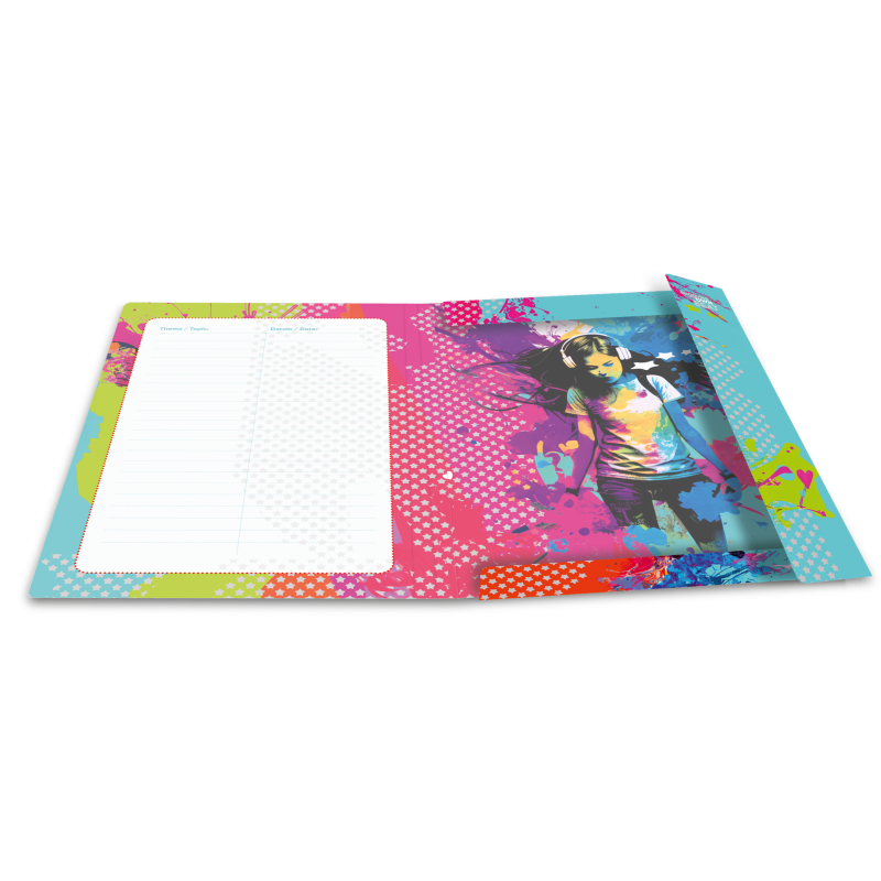HERMA Sammelmappe · A3 · Karton · Music Girl