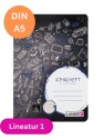 Landré Schulheft A5 · Lineatur 1 · 80 g/m² · 16 Blatt