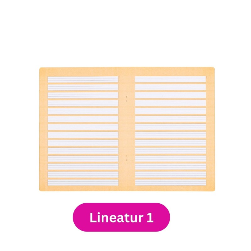 Landré Schulheft A5 · Lineatur 1 · 80 g/m² · 16 Blatt