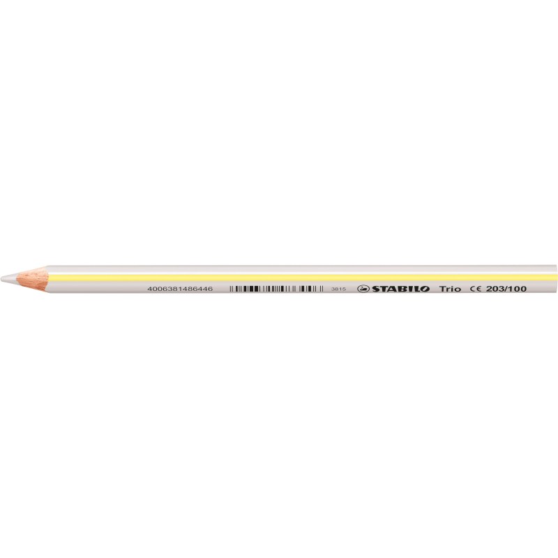 STABILO®  Dreikant-Buntstift Trio® dick · weiß