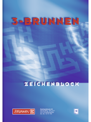 3-BRUNNEN-Block“ A3 · mit Einsteckecken · 120 g/m² · 10 Blatt