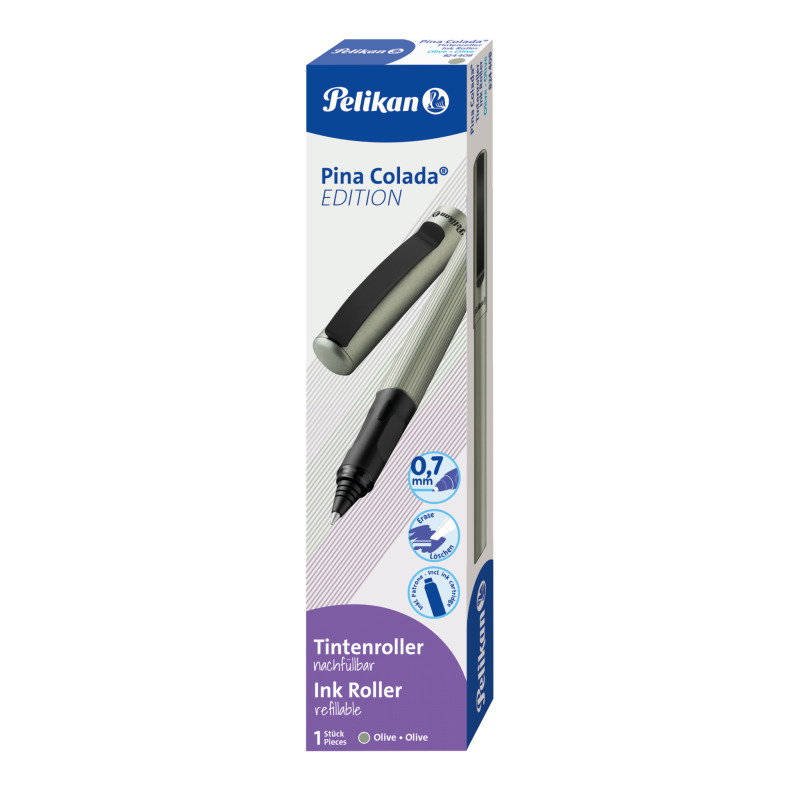 Pelikan Tintenroller · Pina Colada · Olive metallic