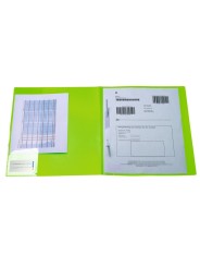 HERMA Schnellhefter · DIN A4 · stabile PP-Folie · vollfarbig · neongrün