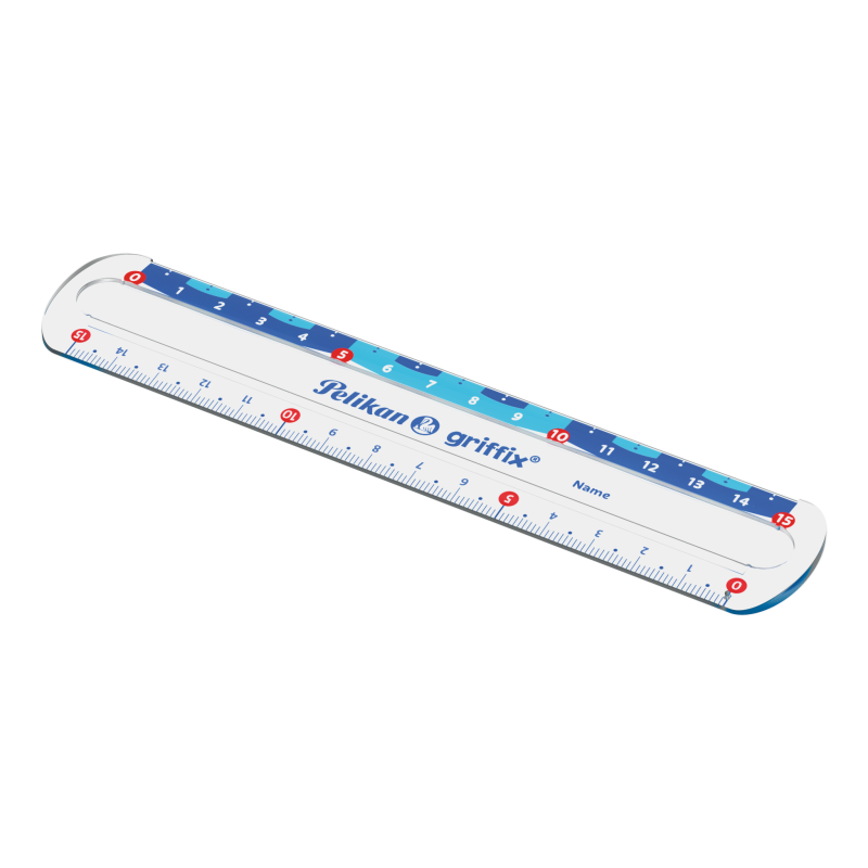 Pelikan Lineal combino · kurz · 15 cm · Links-/Rechtshänder