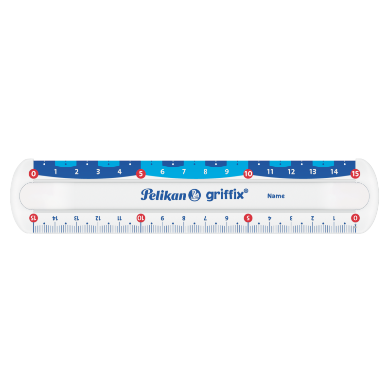 Pelikan Lineal combino · kurz · 15 cm · Links-/Rechtshänder