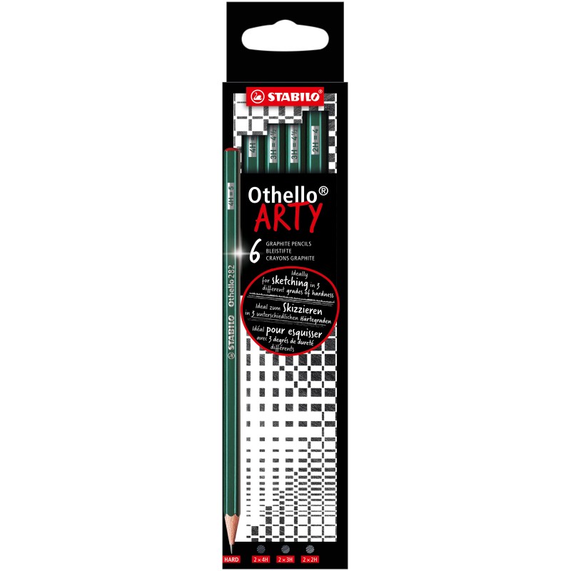 Stabilo Bleistift othello · Etui "ARTY" (HART)