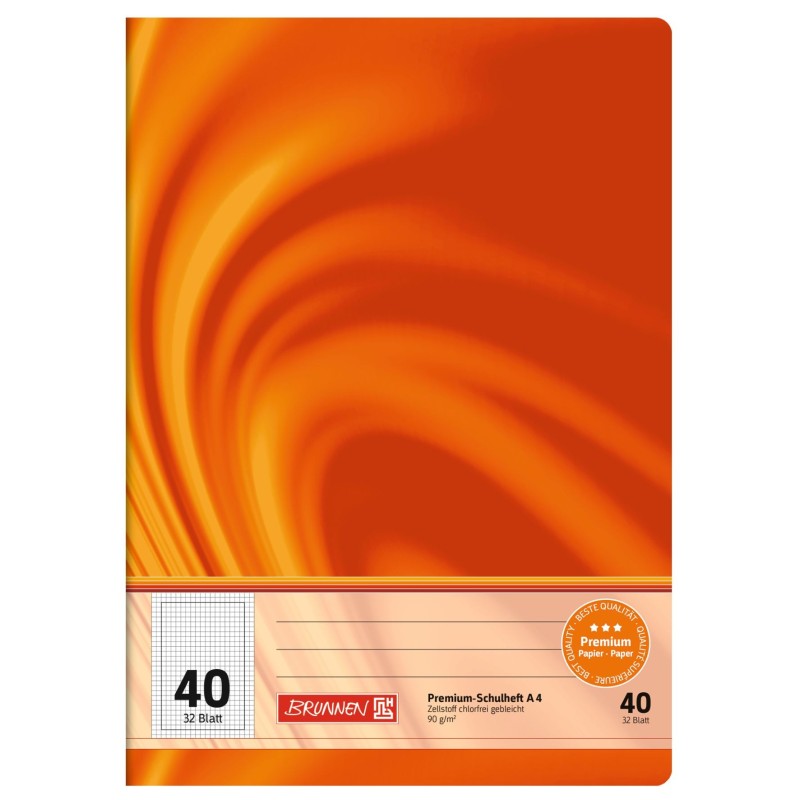 BRUNNEN Doppelheft · DIN A4 · Vivendi · Lineatur 40 · 90 g/m² · 32 Blatt