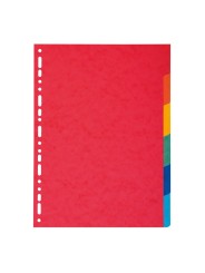 Exacompta Ringbuchregister · 6-teilig · DIN A4 · Karton · farbig