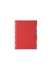 Exacompta Ringbuchregister · 10-teilig · DIN A4 · Karton · farbig