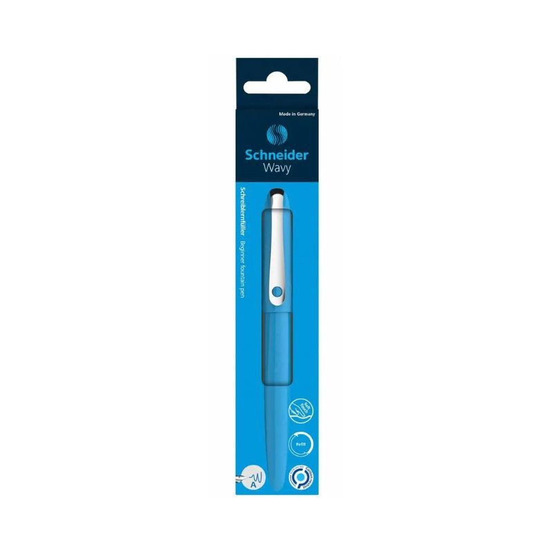 Schneider Schreiblernfüller Wavy · Feder A · blau