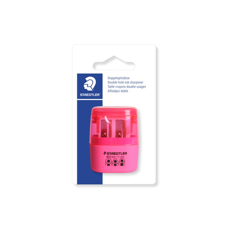 Staedtler Dosenspitzer · Doppel-Spitzdose · pink
