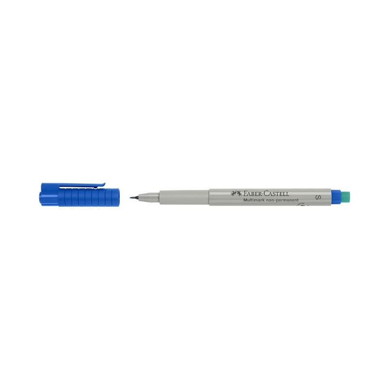 Faber-Castell · Folienstift Multimark · non permanent · S · blau