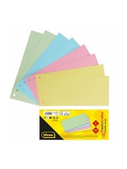 Idena Trennstreifen 10 x24cm · 40 Stück · farblich sortiert