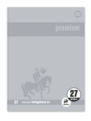 Staufen Premium Collegeblock · DIN A4 · Lineatur 27 · liniert mit Doppelrand