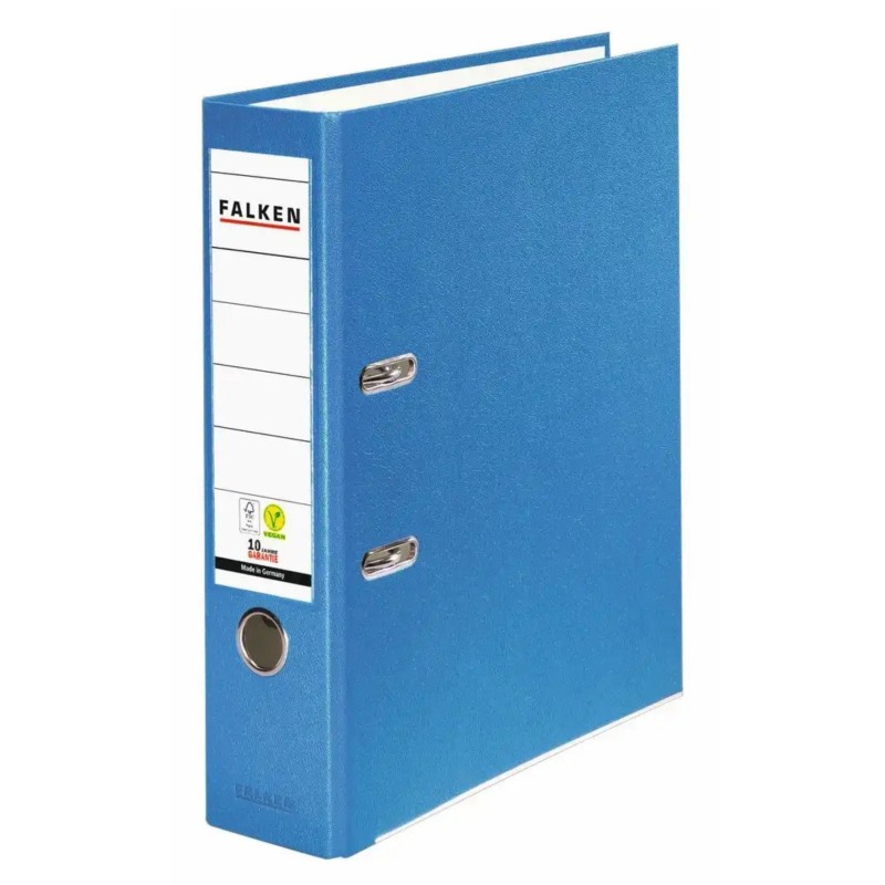 Falken vegan Ordner A4 · breit (8cm) · acqua