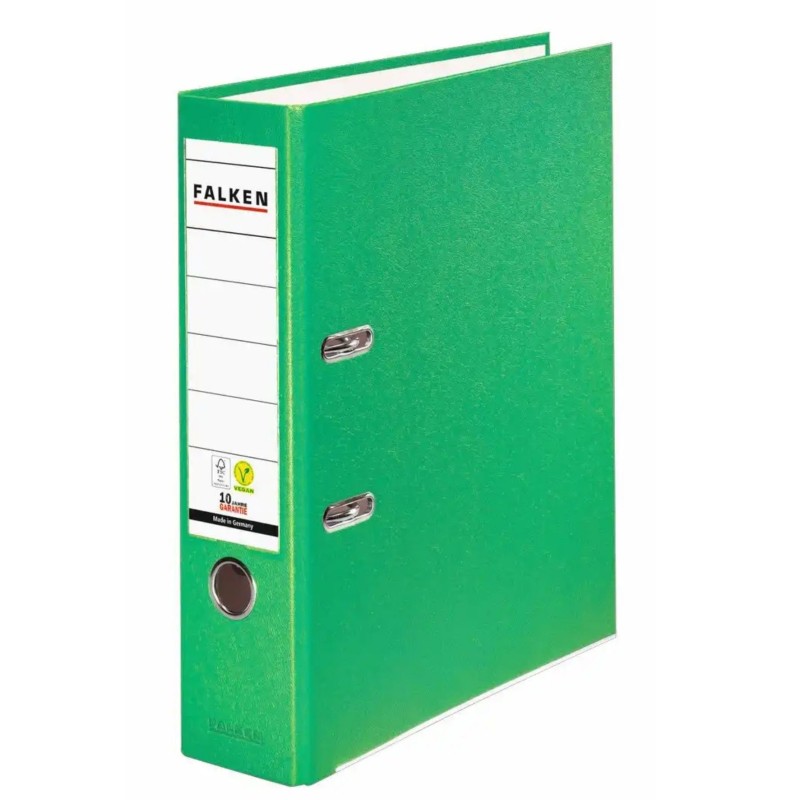 Falken vegan Ordner A4 · breit (8cm) · hellgrün