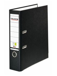 Falken vegan Ordner A4 · breit (8cm) · schwarz