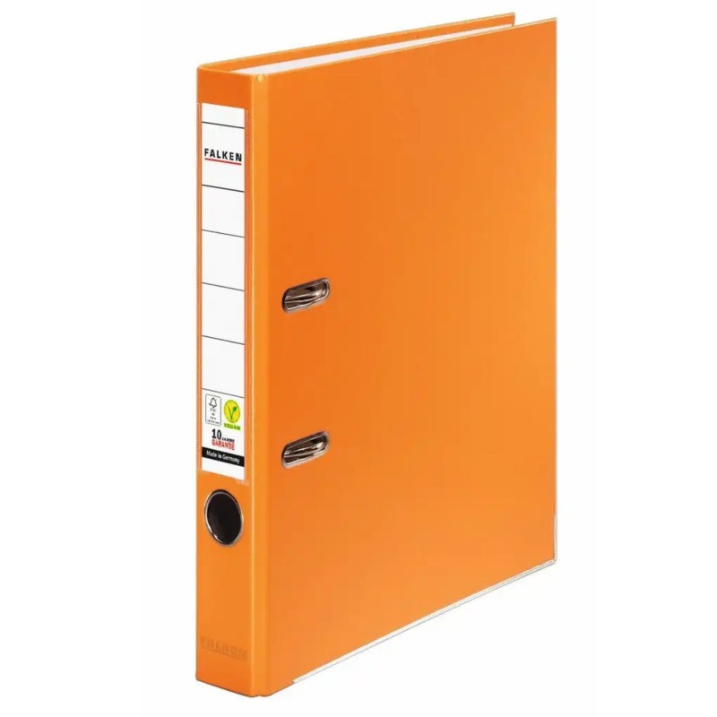 Falken vegan Ordner A4 · breit (5 cm) · orange