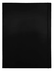 Idena Sammelmappe · DIN A3 · stabiler 500g/m²-Karton · 600g/m² · schwarz