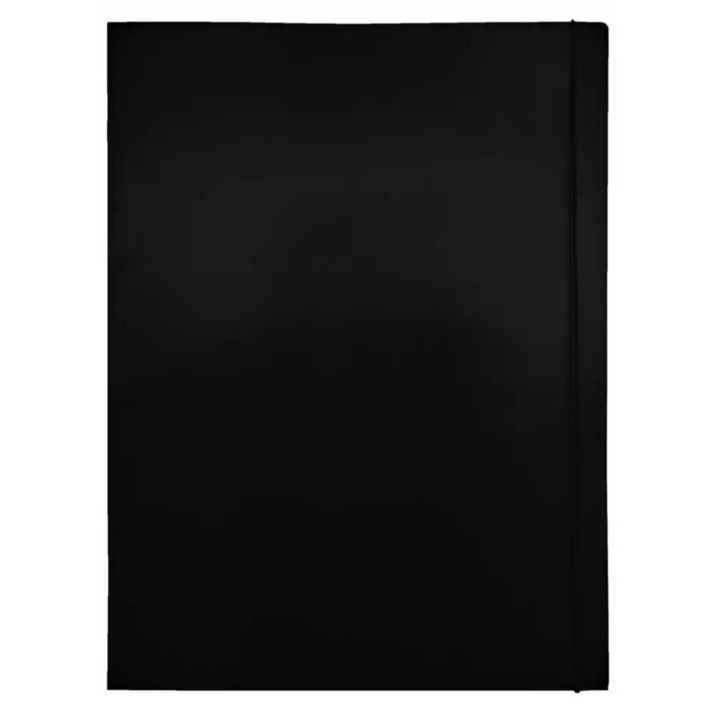 Idena Sammelmappe · DIN A3 · stabiler 500g/m²-Karton · 600g/m² · schwarz