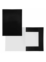 Idena Sammelmappe · DIN A3 · stabiler 500g/m²-Karton · 600g/m² · schwarz