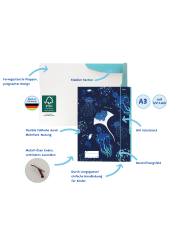 Pelikan Sammelmappe · DIN A3 · Wasserwelt