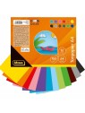 Idena Tonzeichenpapierblock 150 g/m² · DIN A4 · 24 Blatt in 12 Farben