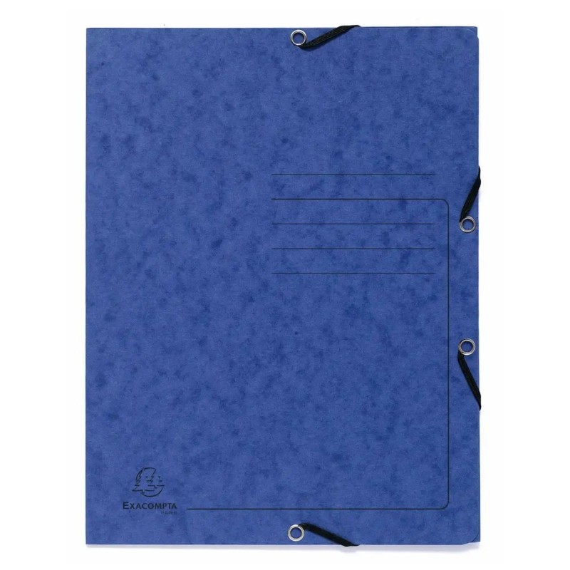 exaclair Sammelmappe Colorspan · mit Gummizug · DIN A4 · blau