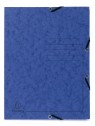 exaclair Sammelmappe Colorspan · mit Gummizug · DIN A4 · blau