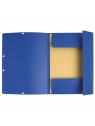 exaclair Sammelmappe Colorspan · mit Gummizug · DIN A4 · blau