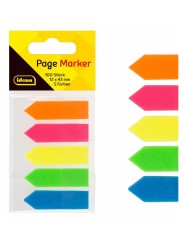 Idena Pagemarker · Pfeil · 5 Farben je 20 Stück· 100 Stück